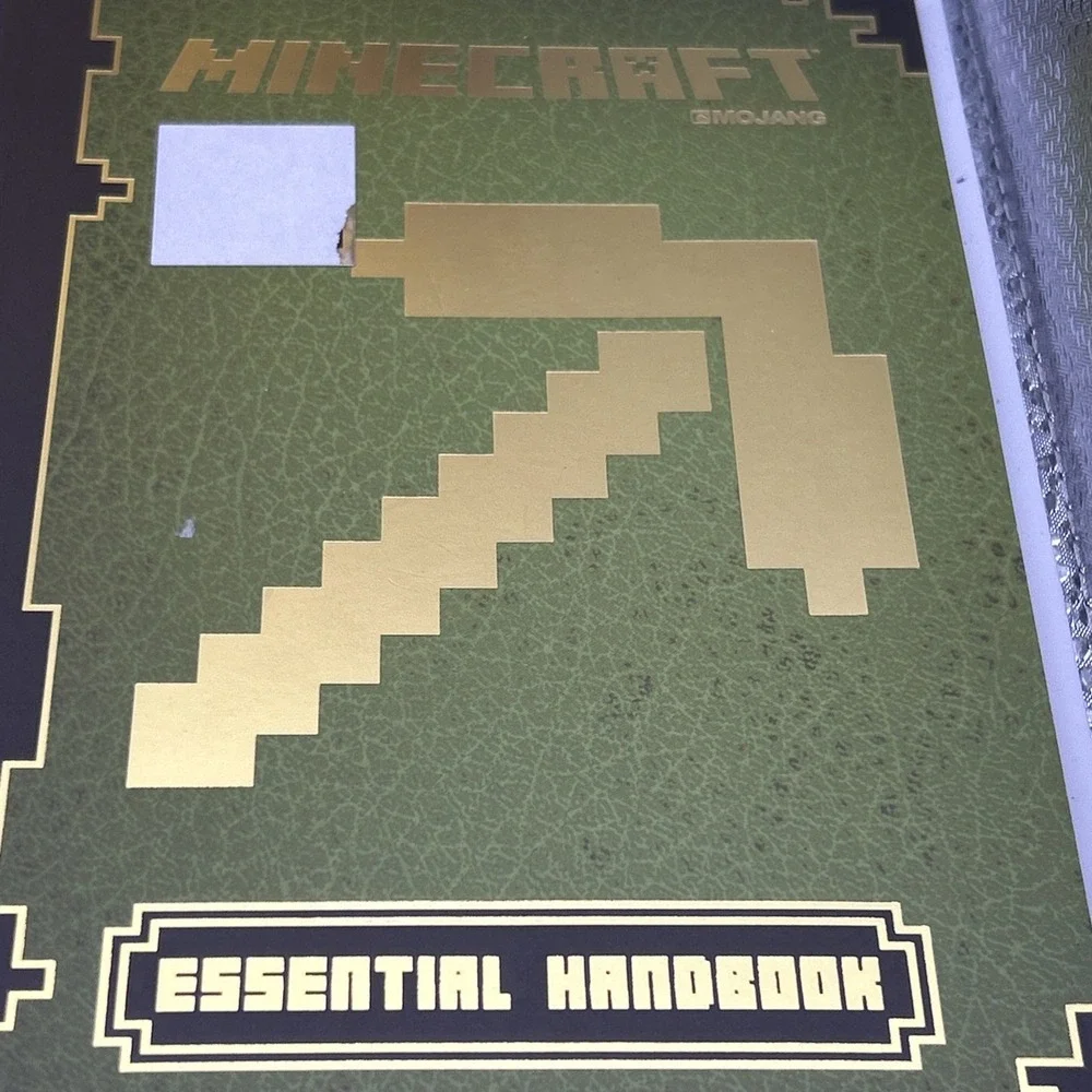 Mojang Minecraft Set/Lot Of 3 Paperback Books: Construction, Redstone, Essential